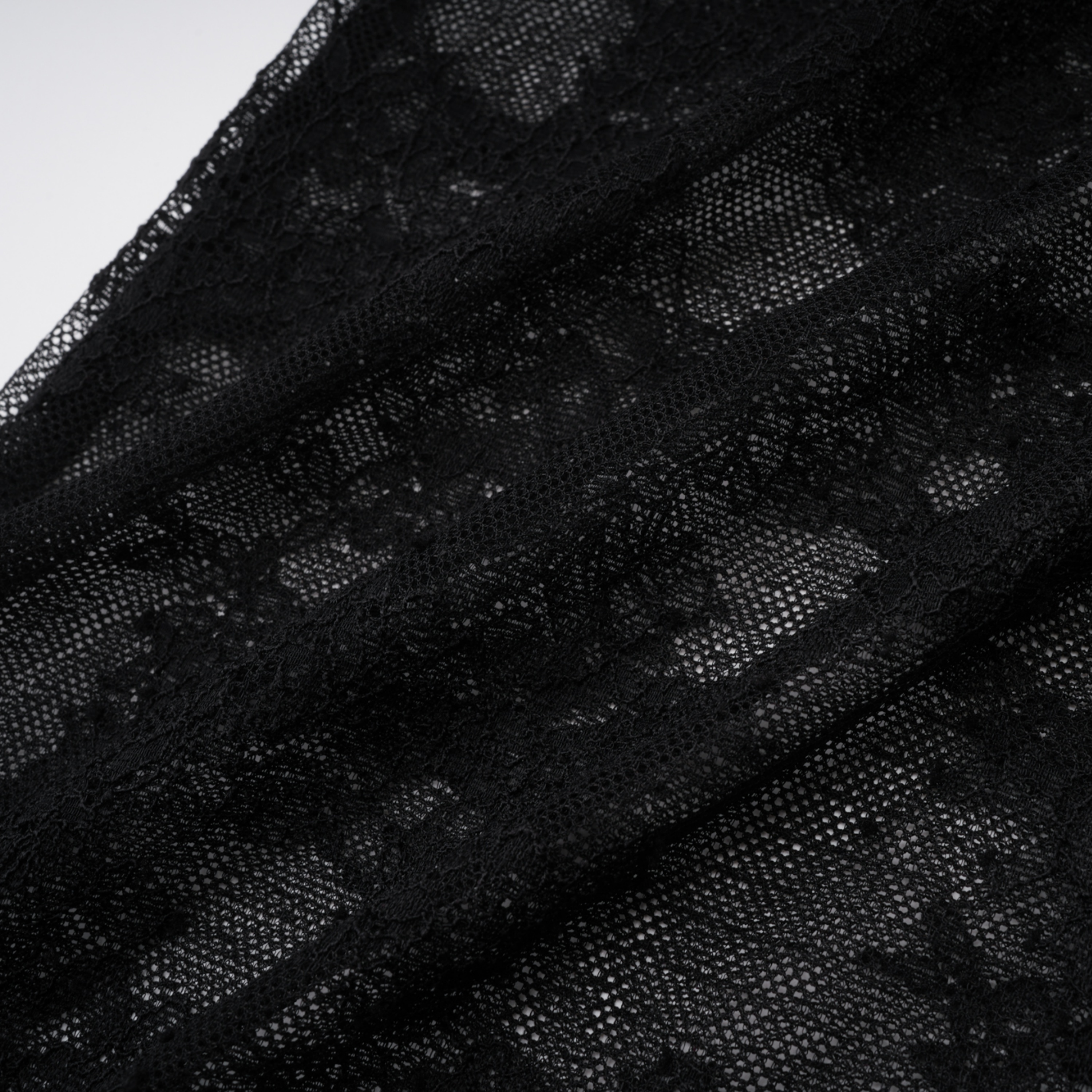Florbela Black Lace Panel Blazer & Trouser Set