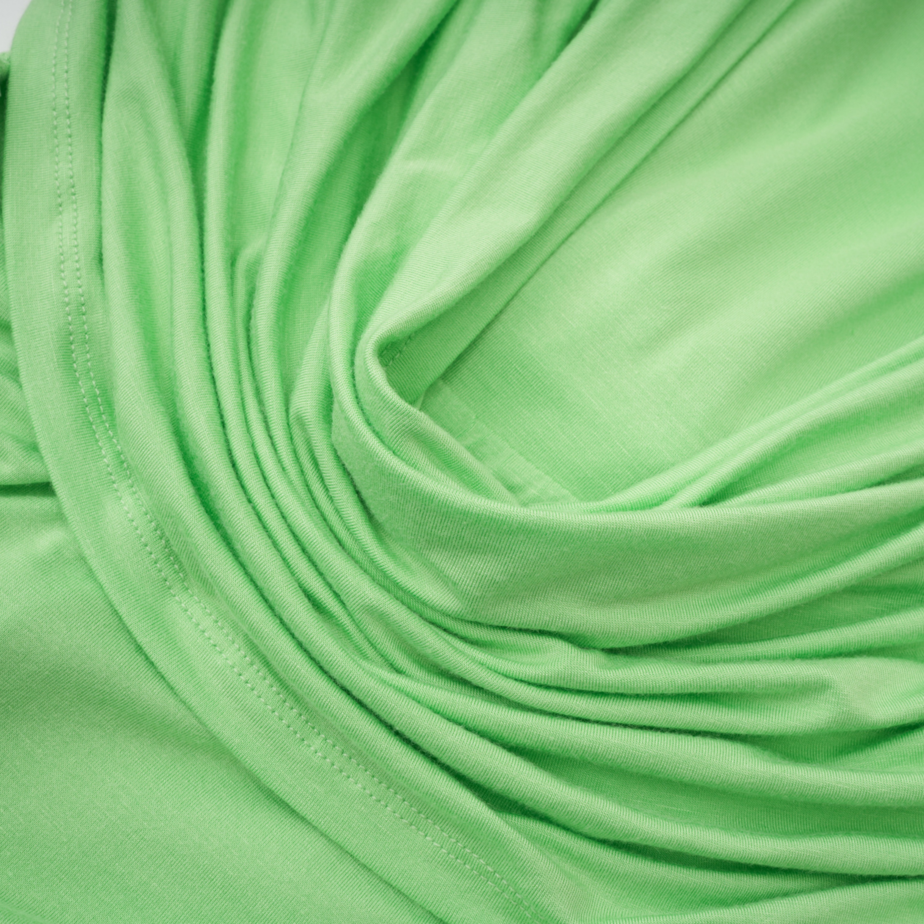 Idalina Green Cross Front Ruched Top & Skirt Set