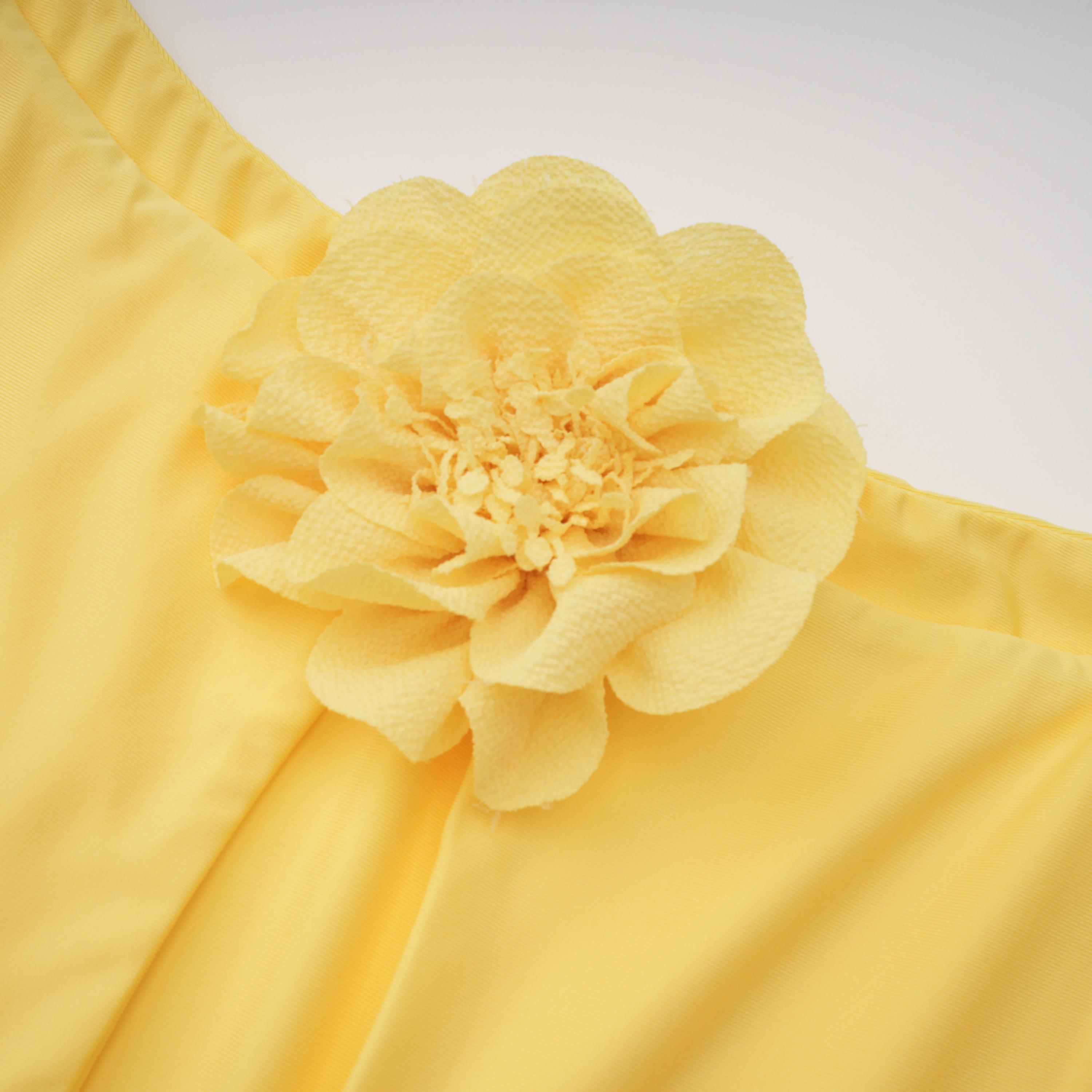 Ione Yellow Off Shoulder Draped Bodysuit