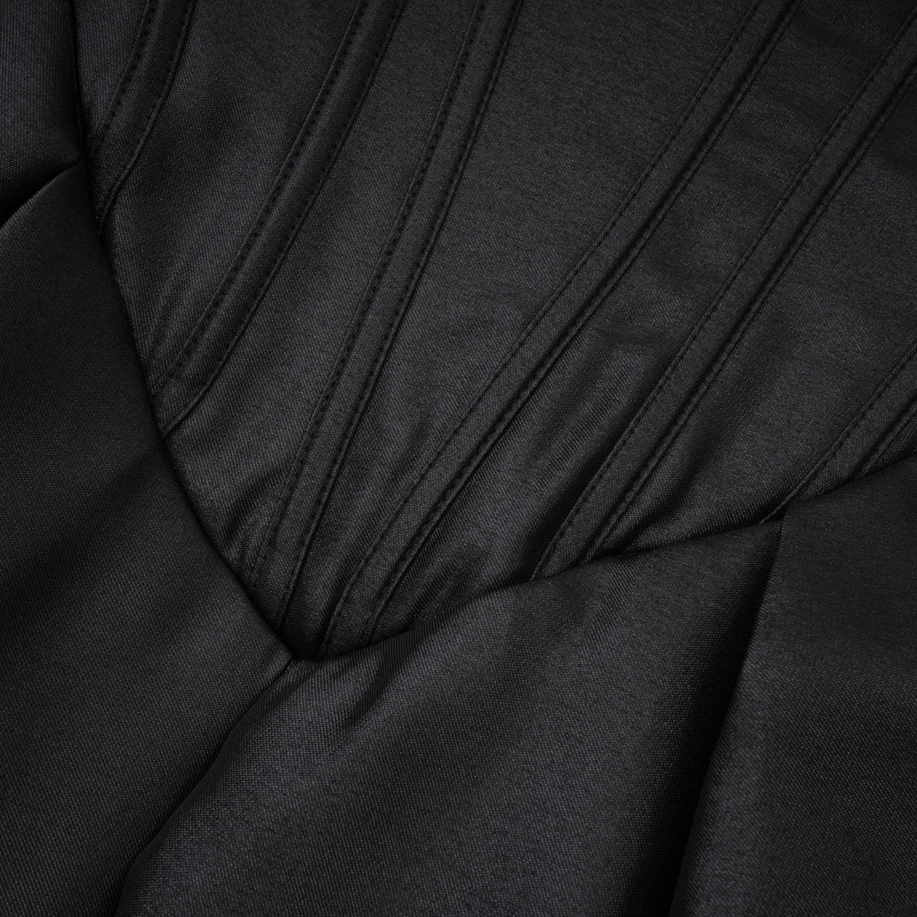 Black Corset Bodice Maxi Gown
