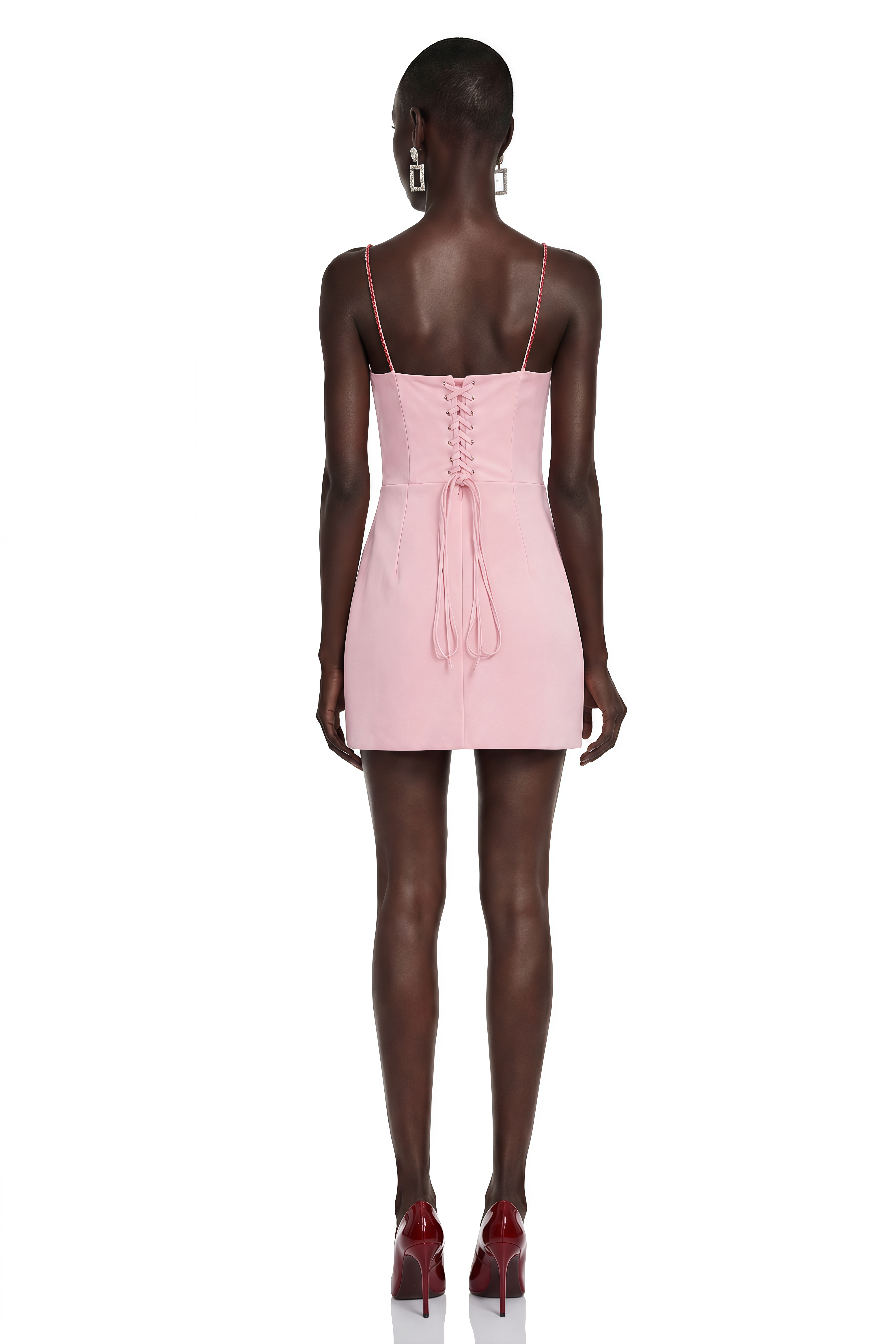 Kaitlyn Pink Starfish Embellished Mini Dress