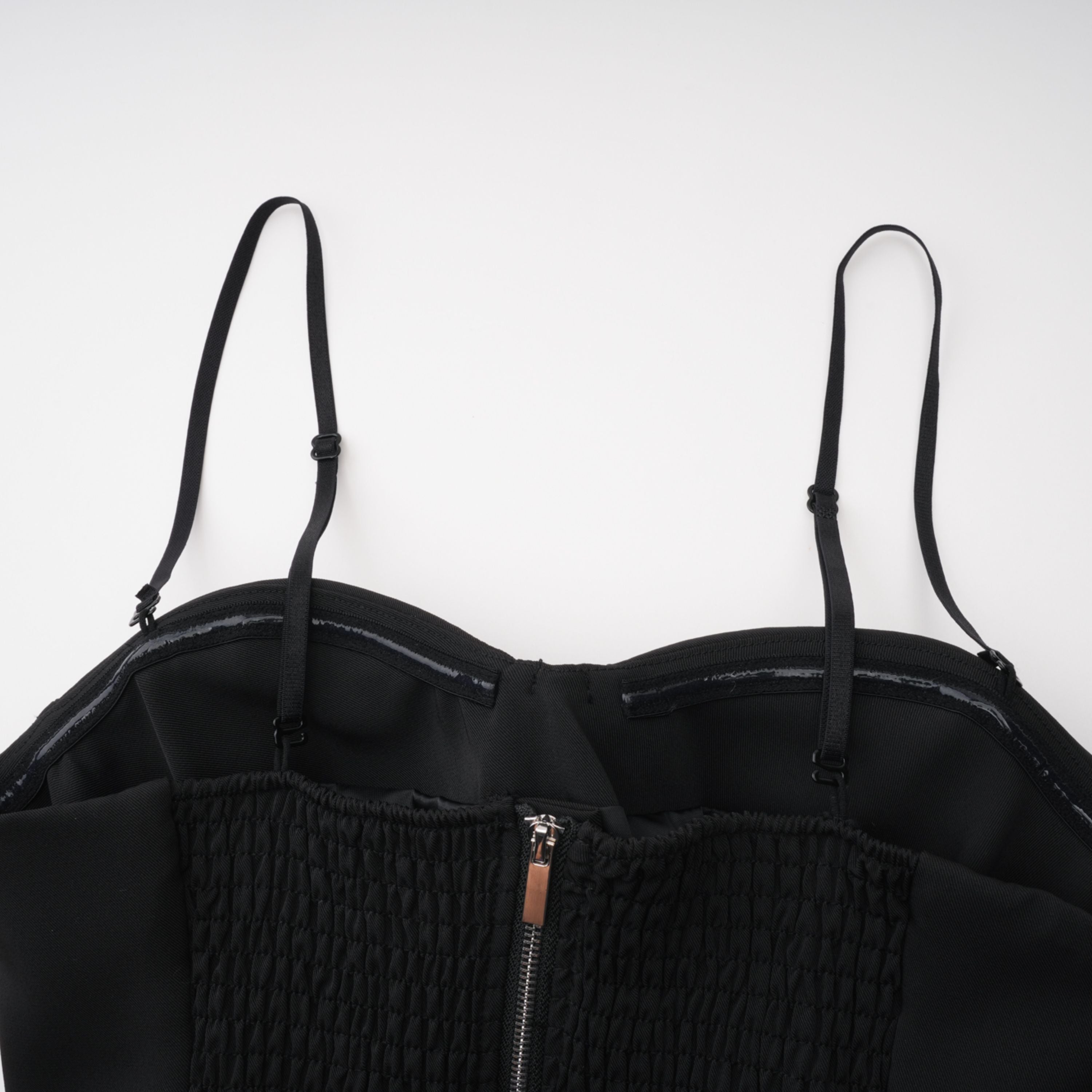 Krasava Black Sweetheart Neckline Top & Trousers Set