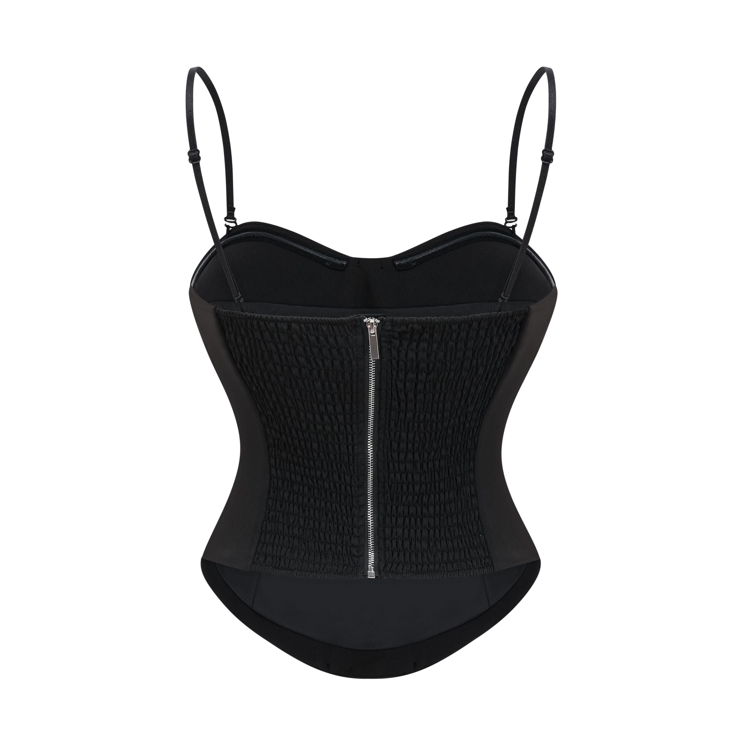 Krasava Black Sweetheart Neckline Top & Trousers Set