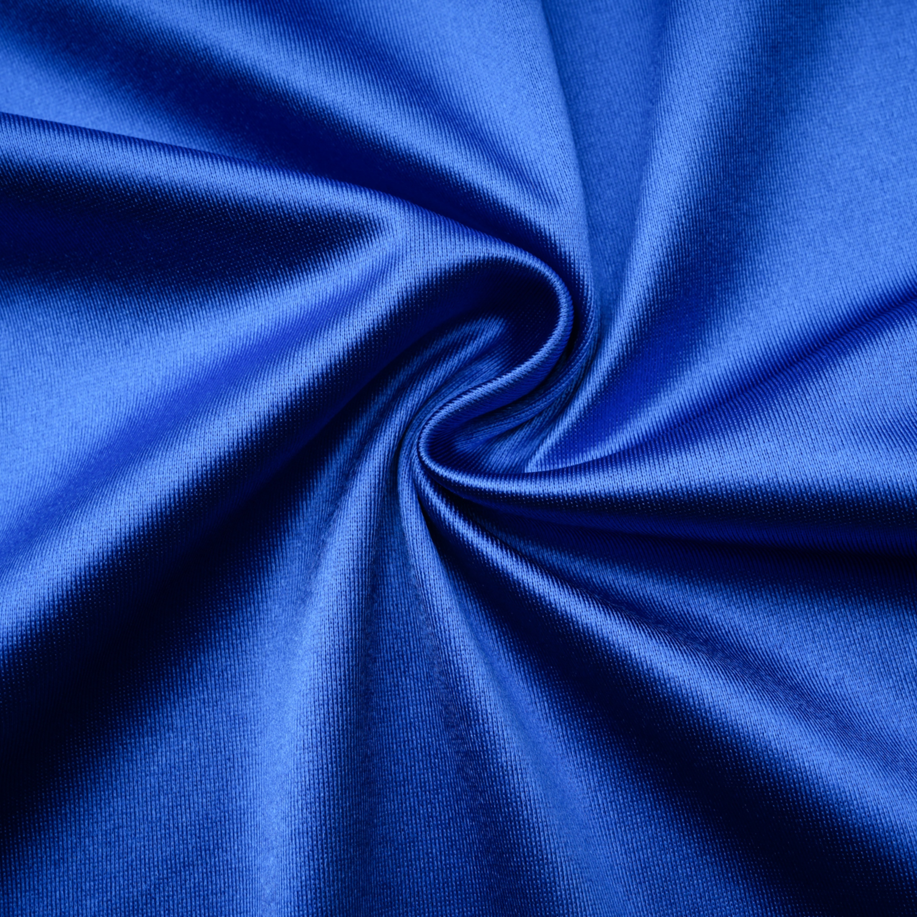 Lilou Blue Backless Satin Maxi Dress with Chiffon Drape