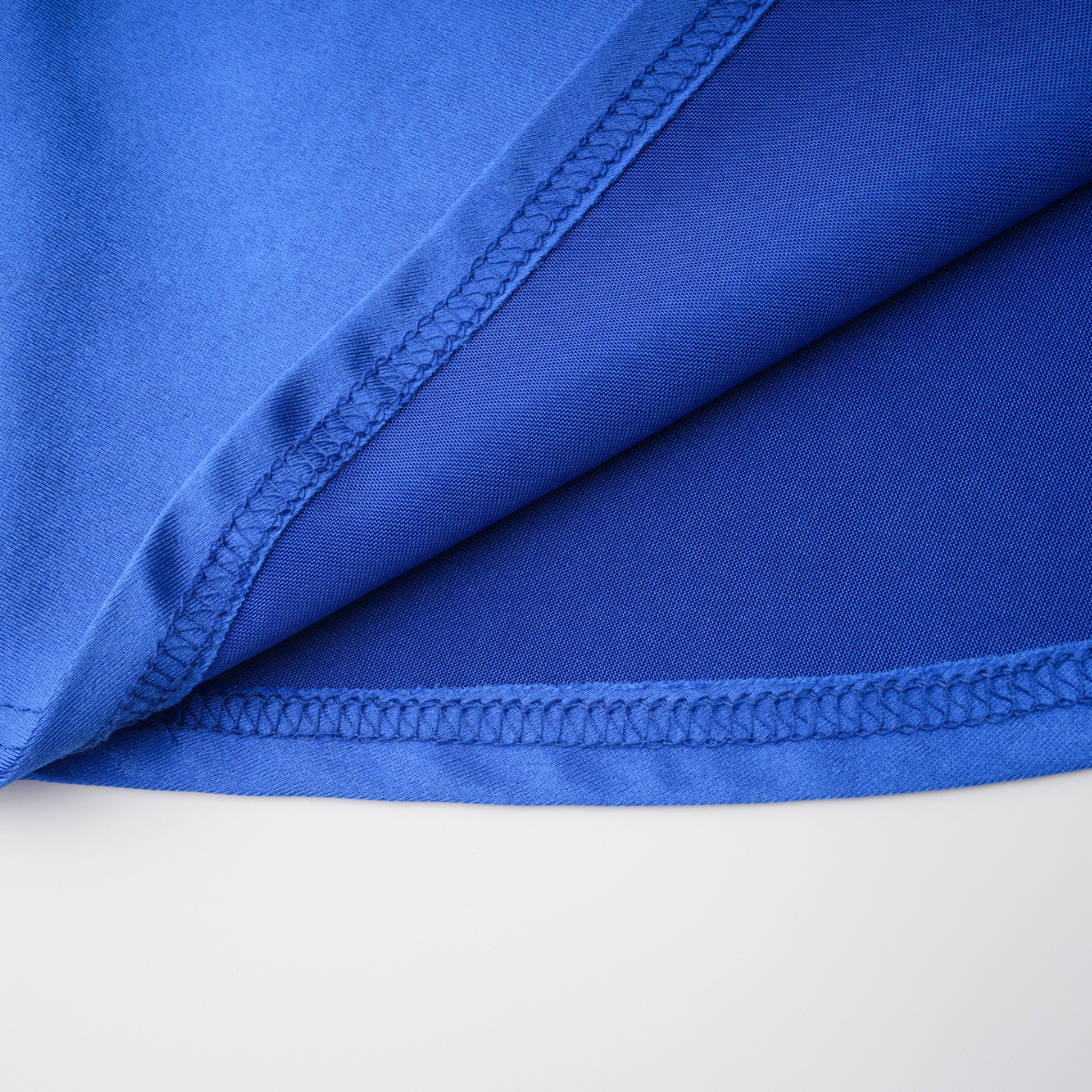 Lilou Blue Backless Satin Maxi Dress with Chiffon Drape