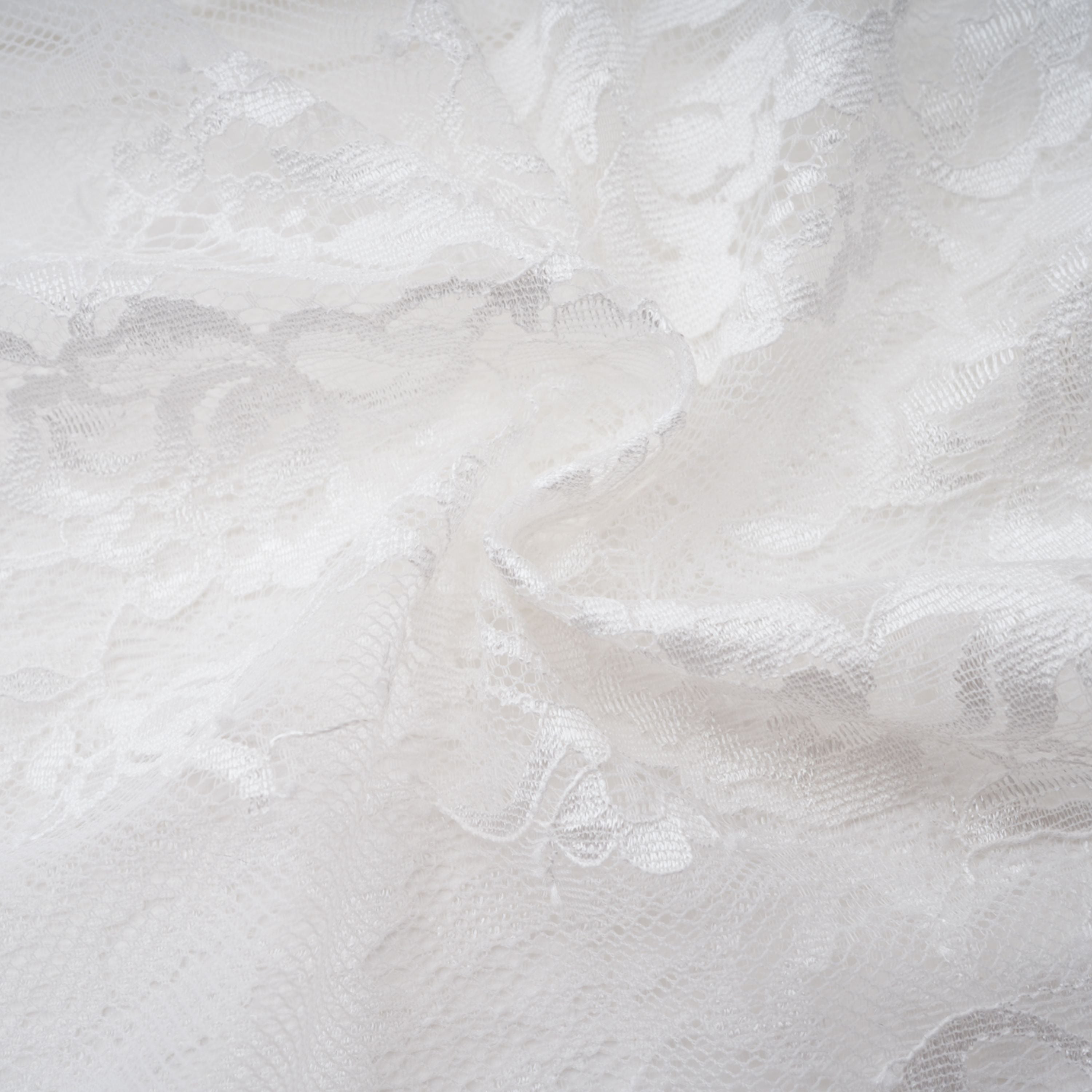 White Lace Convertible Gown with Detachable Skirt