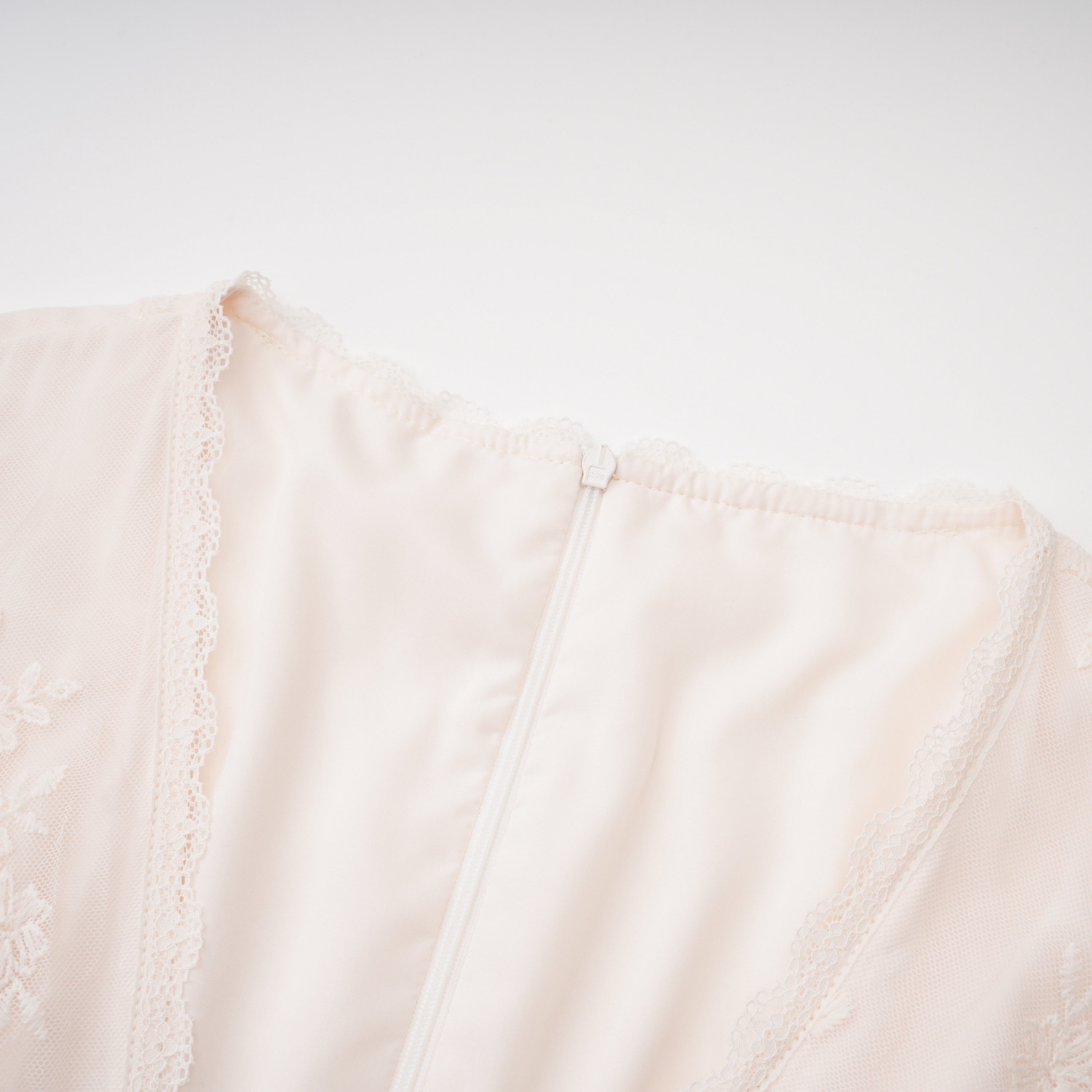 Ocean Cream Lace Ruffled Maxi Dress