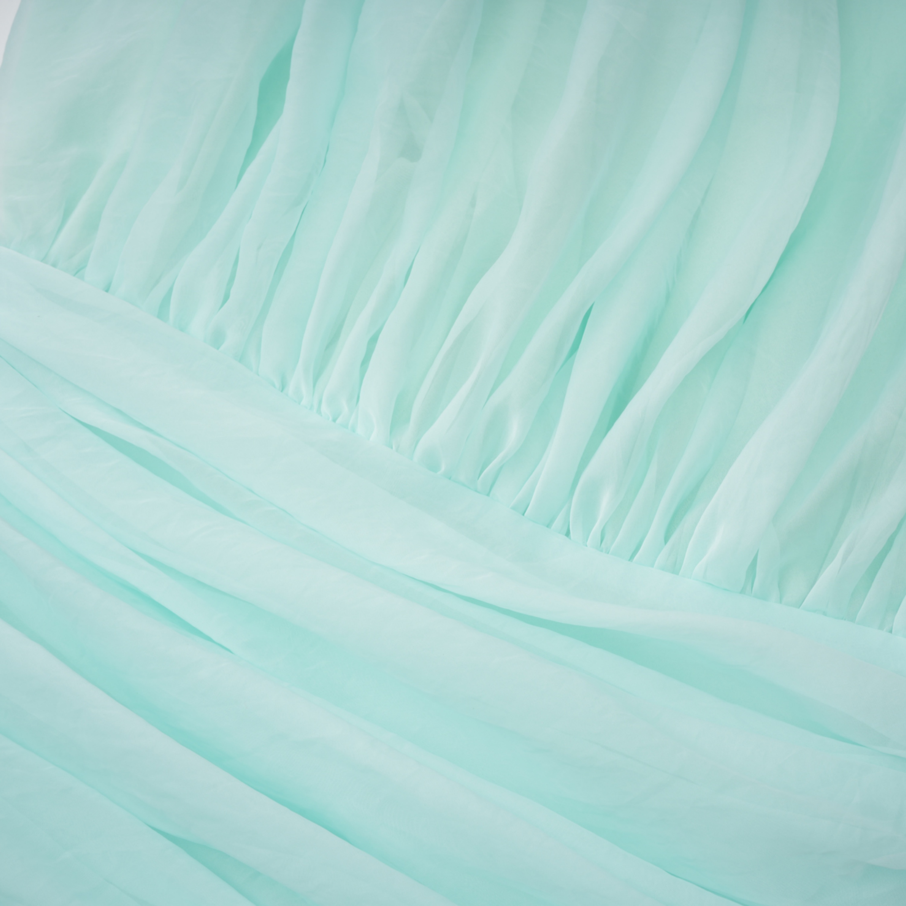 Pippa Green One Shoulder Pleated Maxi Dress