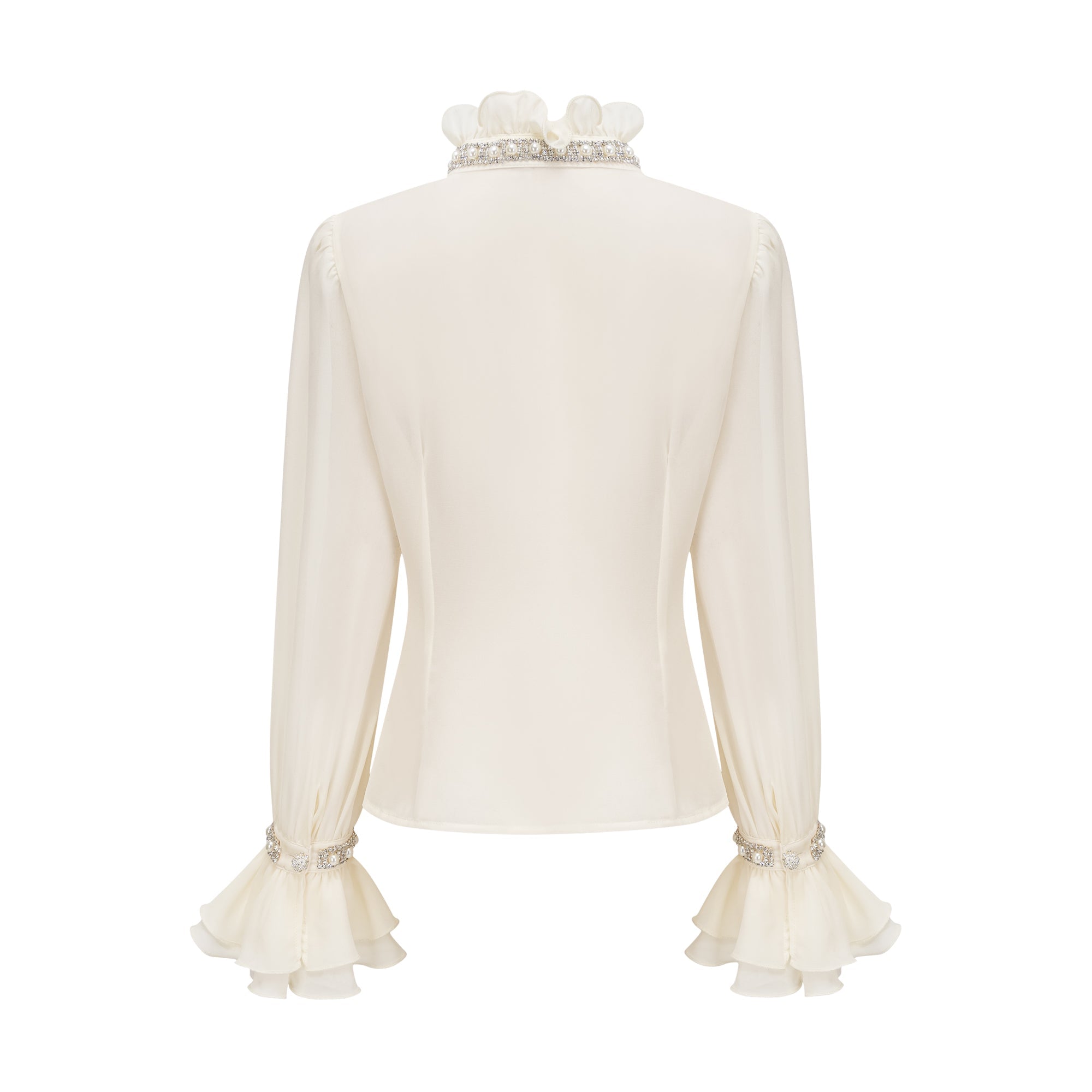 Ruffled Embellished Shirt