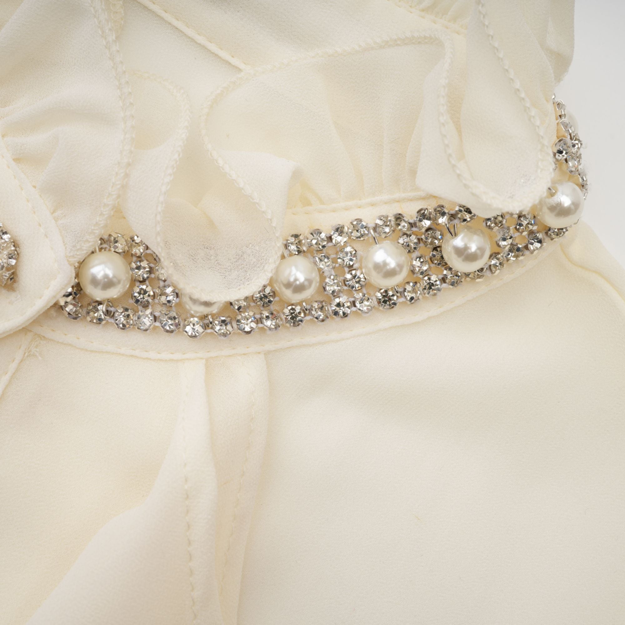 Ruffled Embellished Shirt