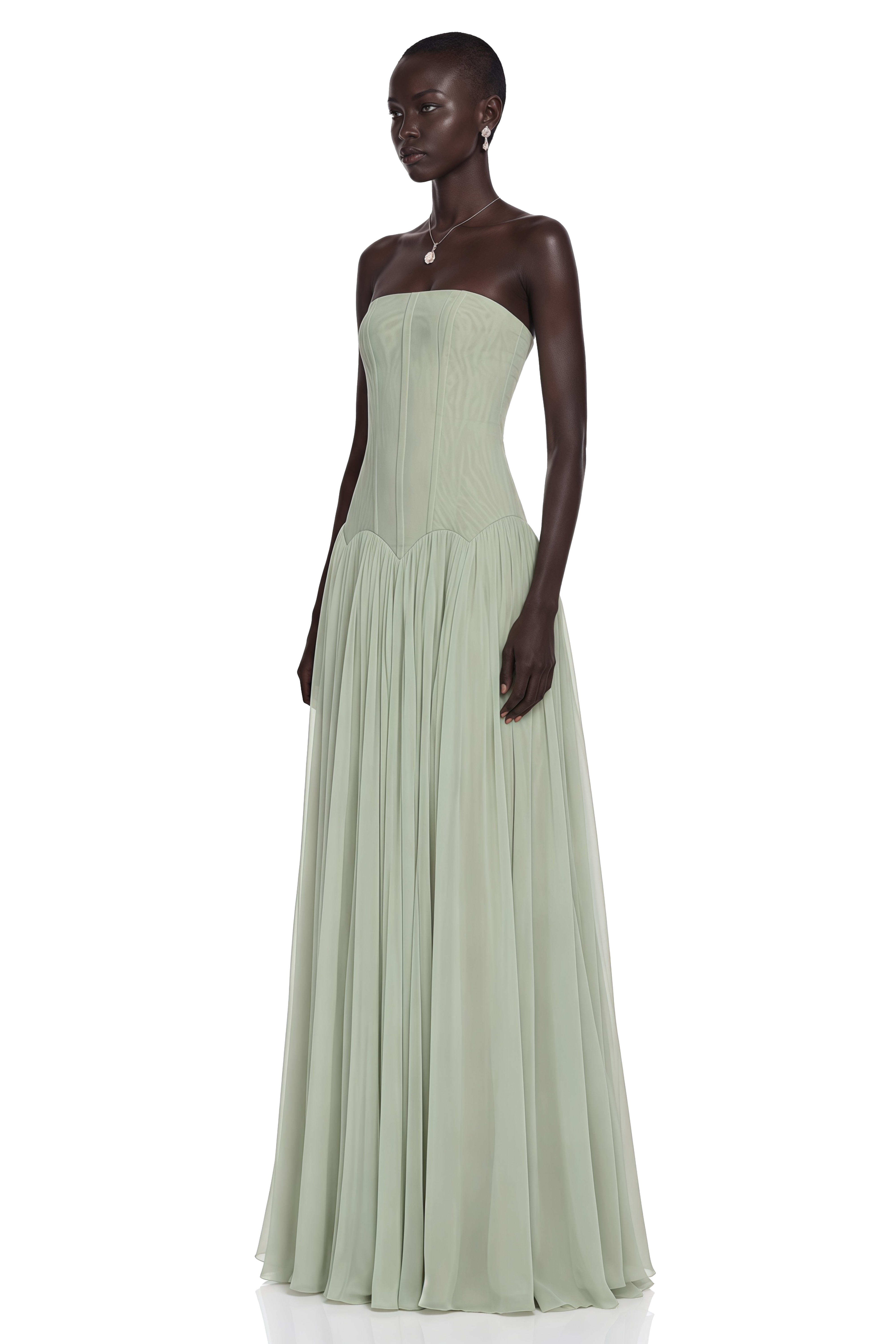 green dress off shoulder Salome Pleated Maxi – Miss Rosier shoulder neckline flatters with w-all:D-Sneakers Marquecy Dress 🤍 Seen Select Jacket Size:EU50/US40 emerald green off the shoulder dress
