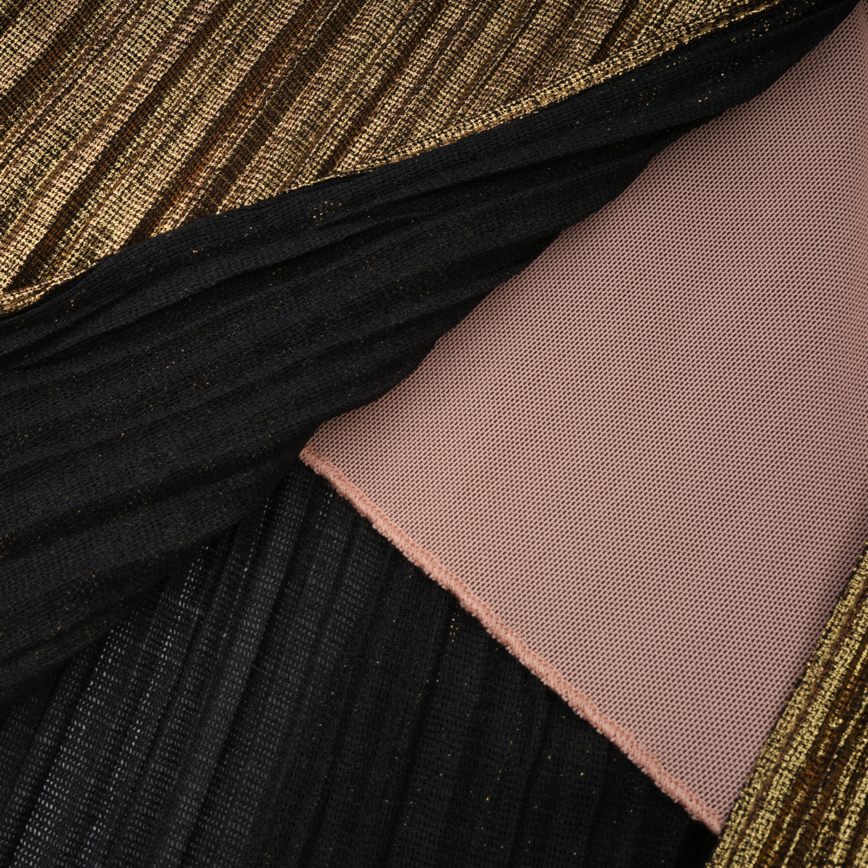 Xrystyna Gold Metallic Ruched Maxi Dress