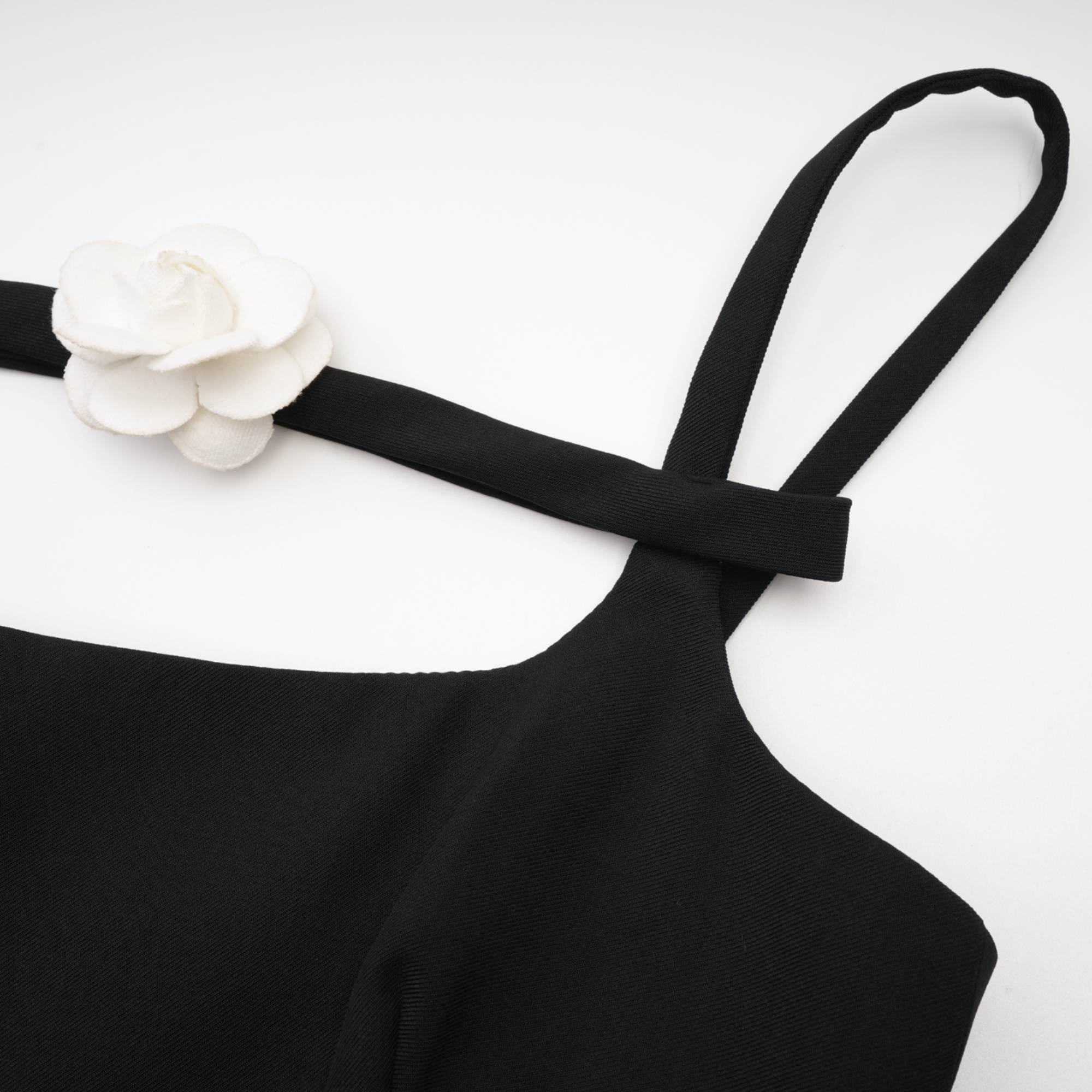 Camellia pleated black mini dress - Miss Rosier - Women's Online Boutique