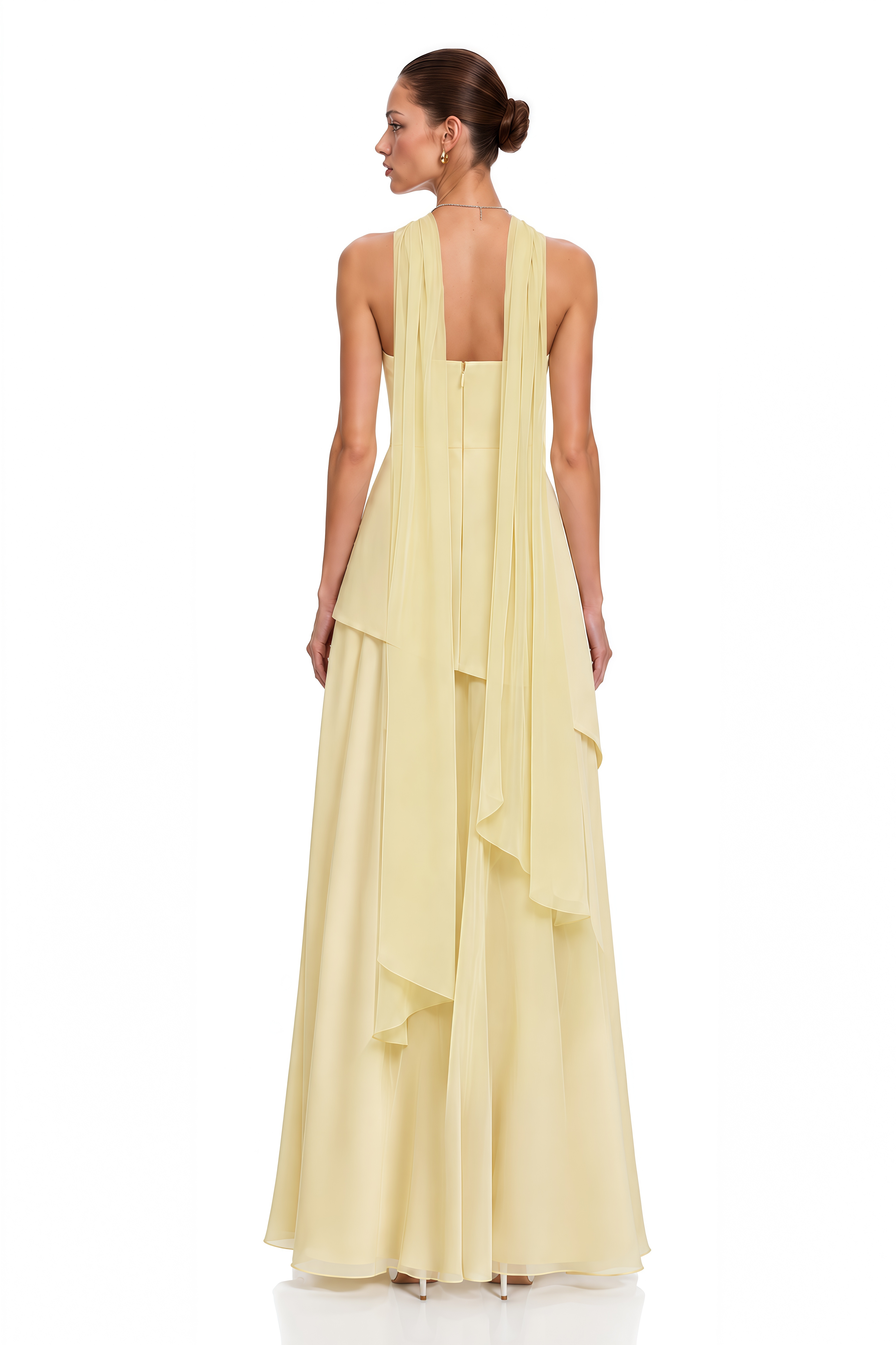 Solène Off-Shoulder Ruched Maxi Gown