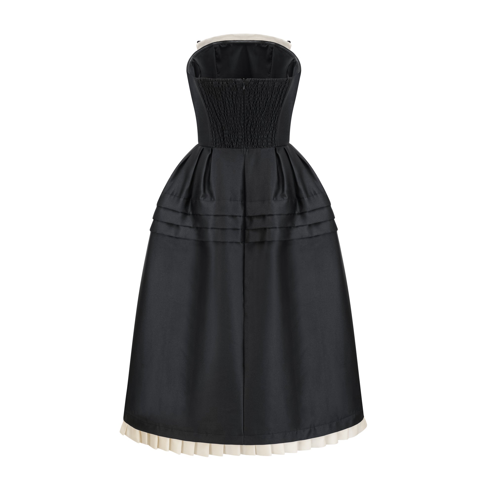 Felisara black bowknot midi dress – Miss Rosier - Women's Online