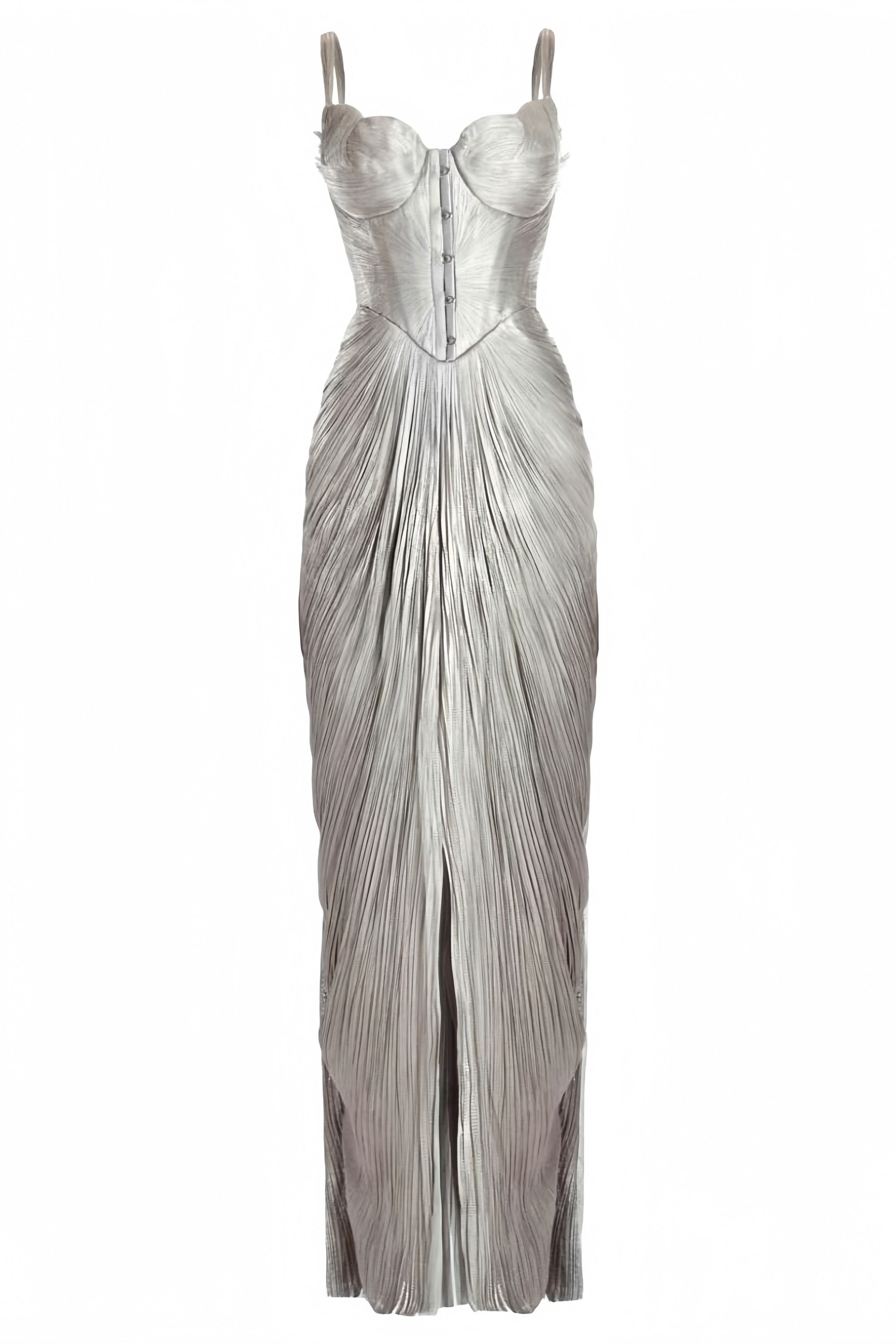 Gathered Bustier Gown