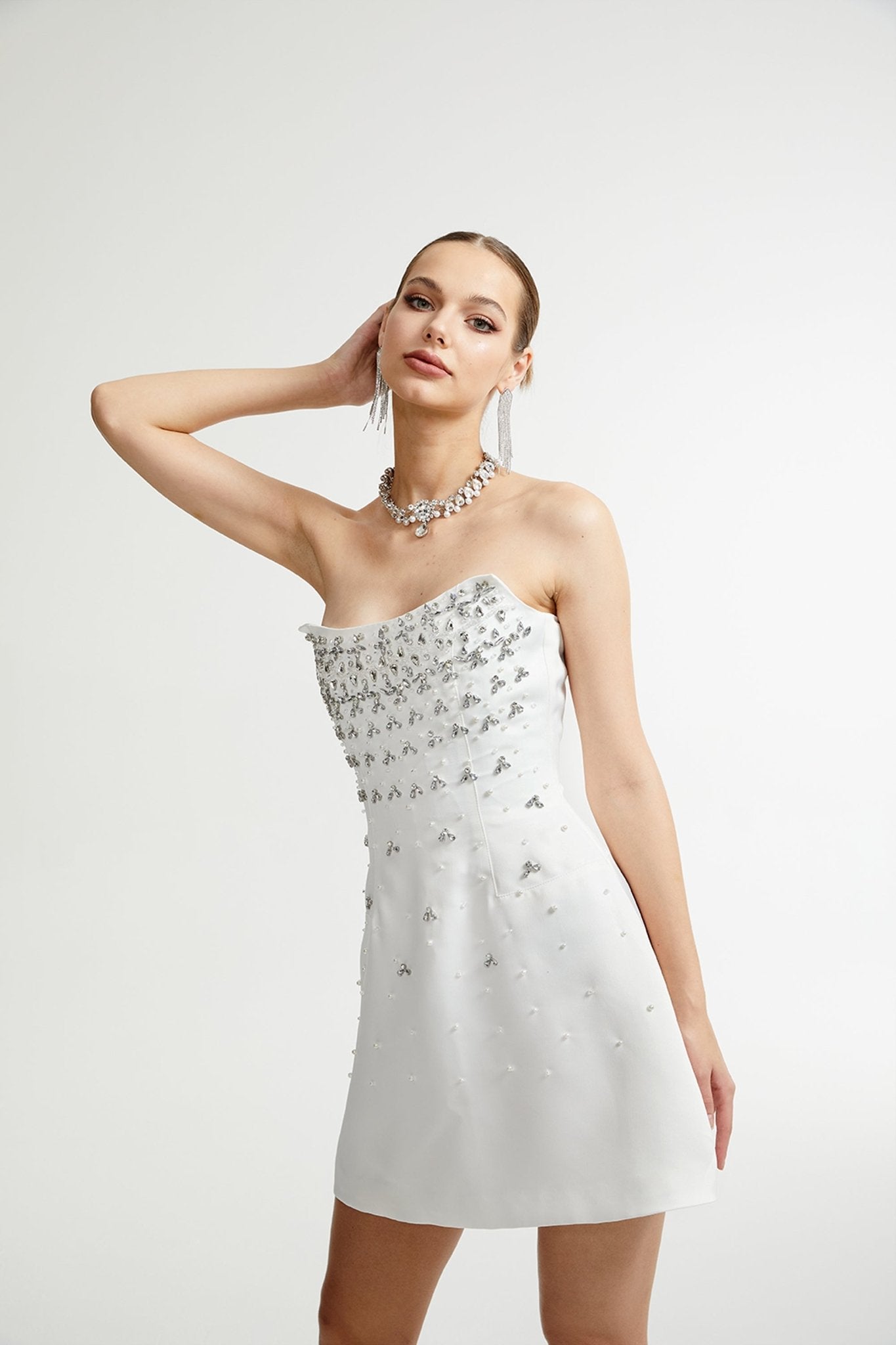 Melisande dress (Cusom White) - Miss Rosier - Women's Online Boutique