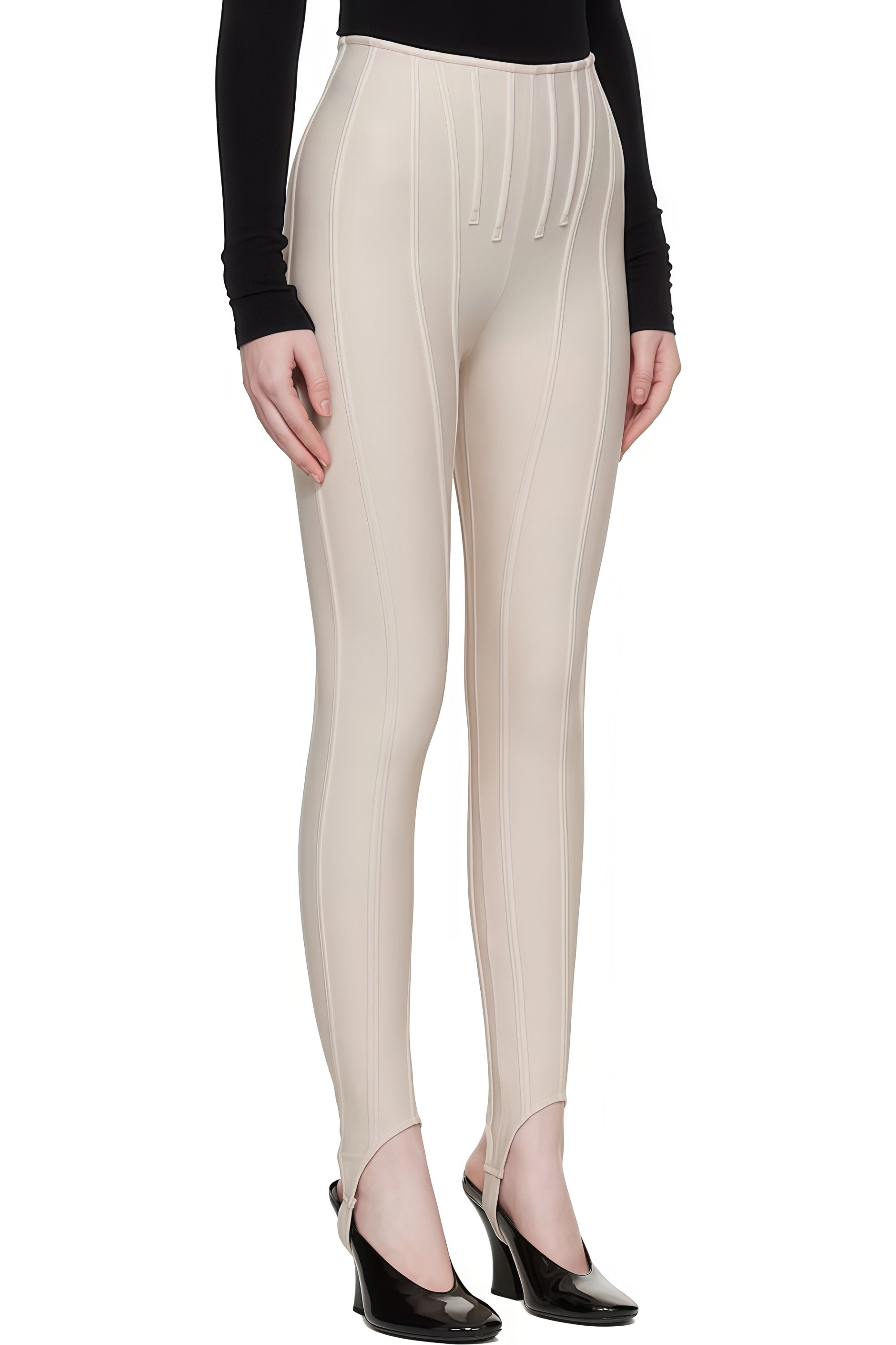 White Stitching Leggings