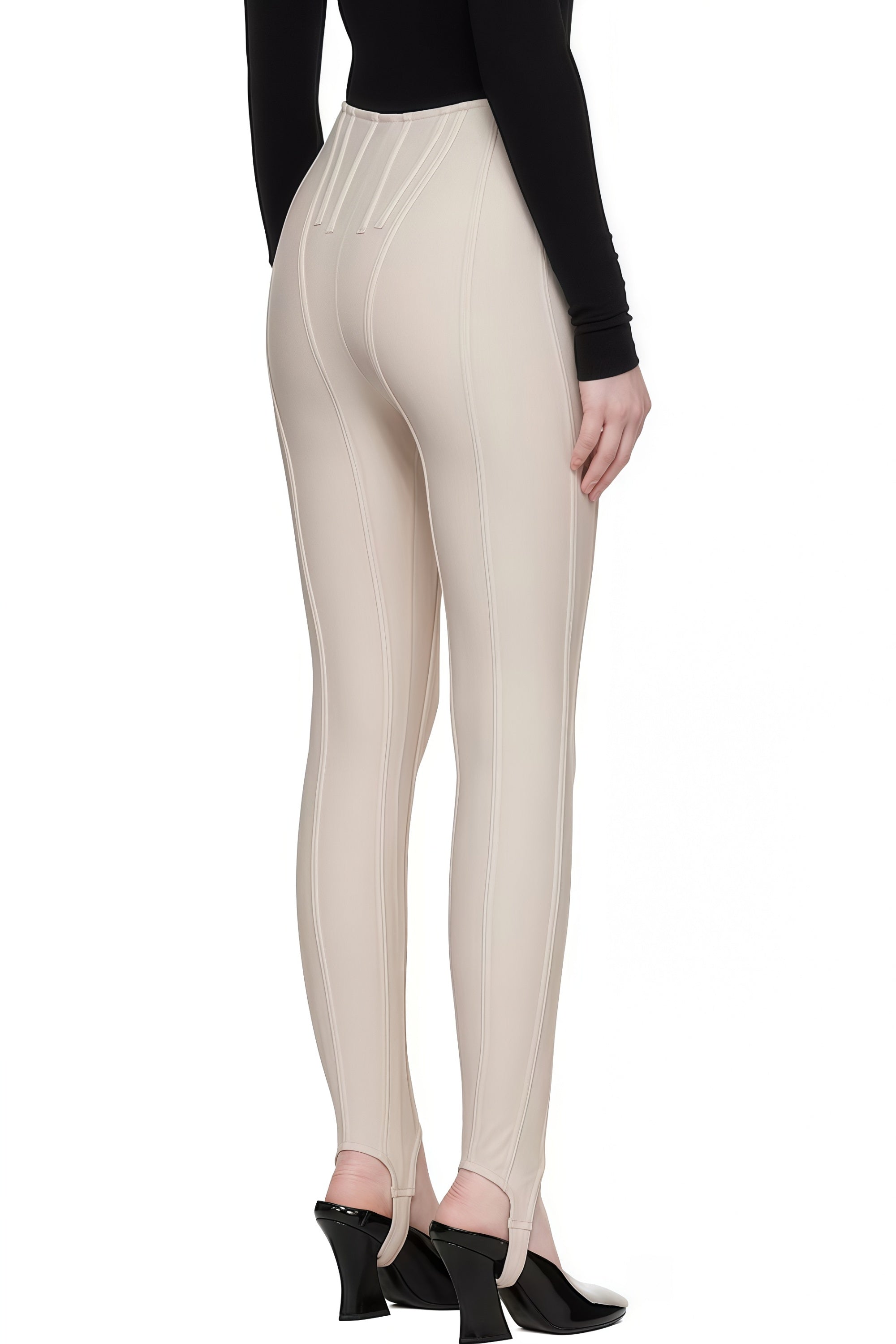 White Stitching Leggings