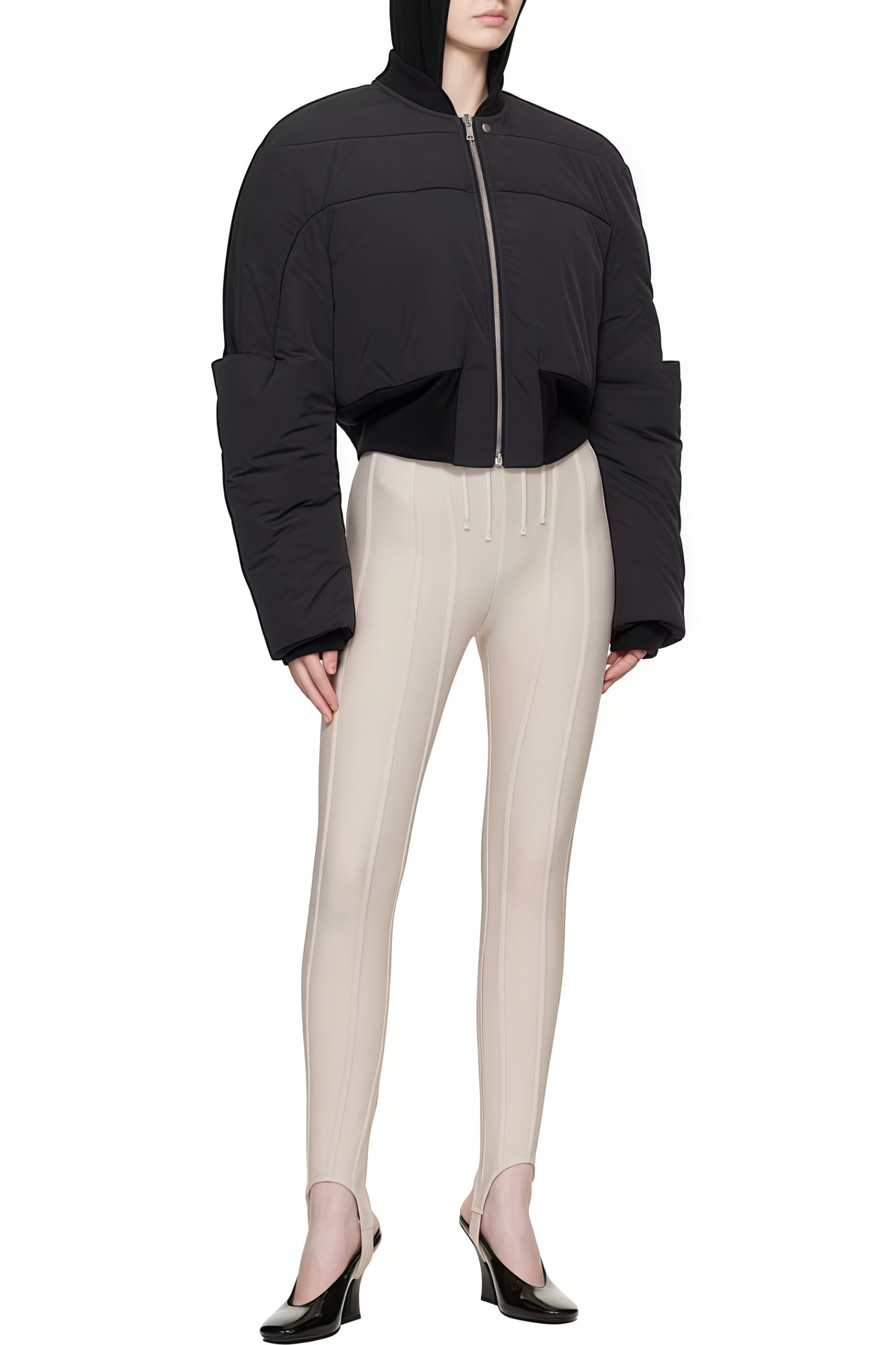 White Stitching Leggings