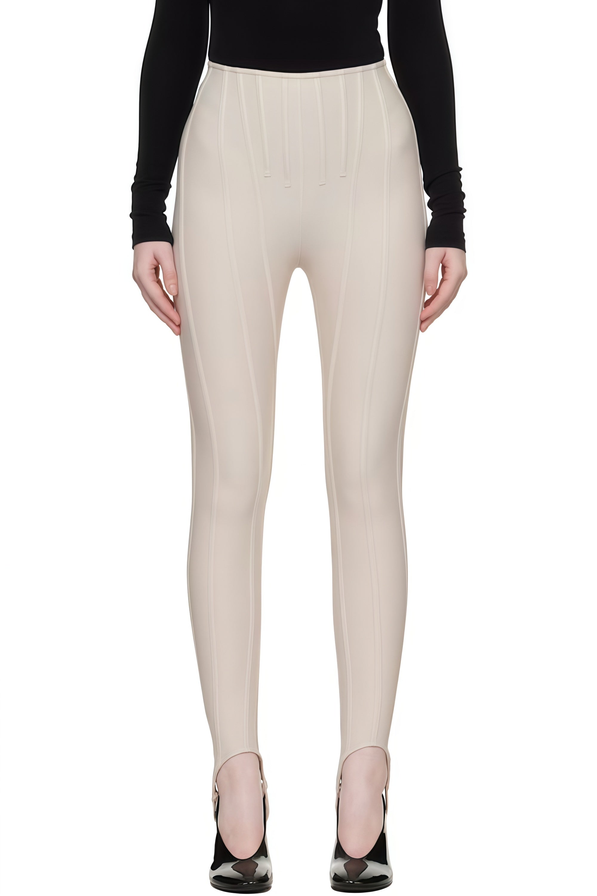 White Stitching Leggings