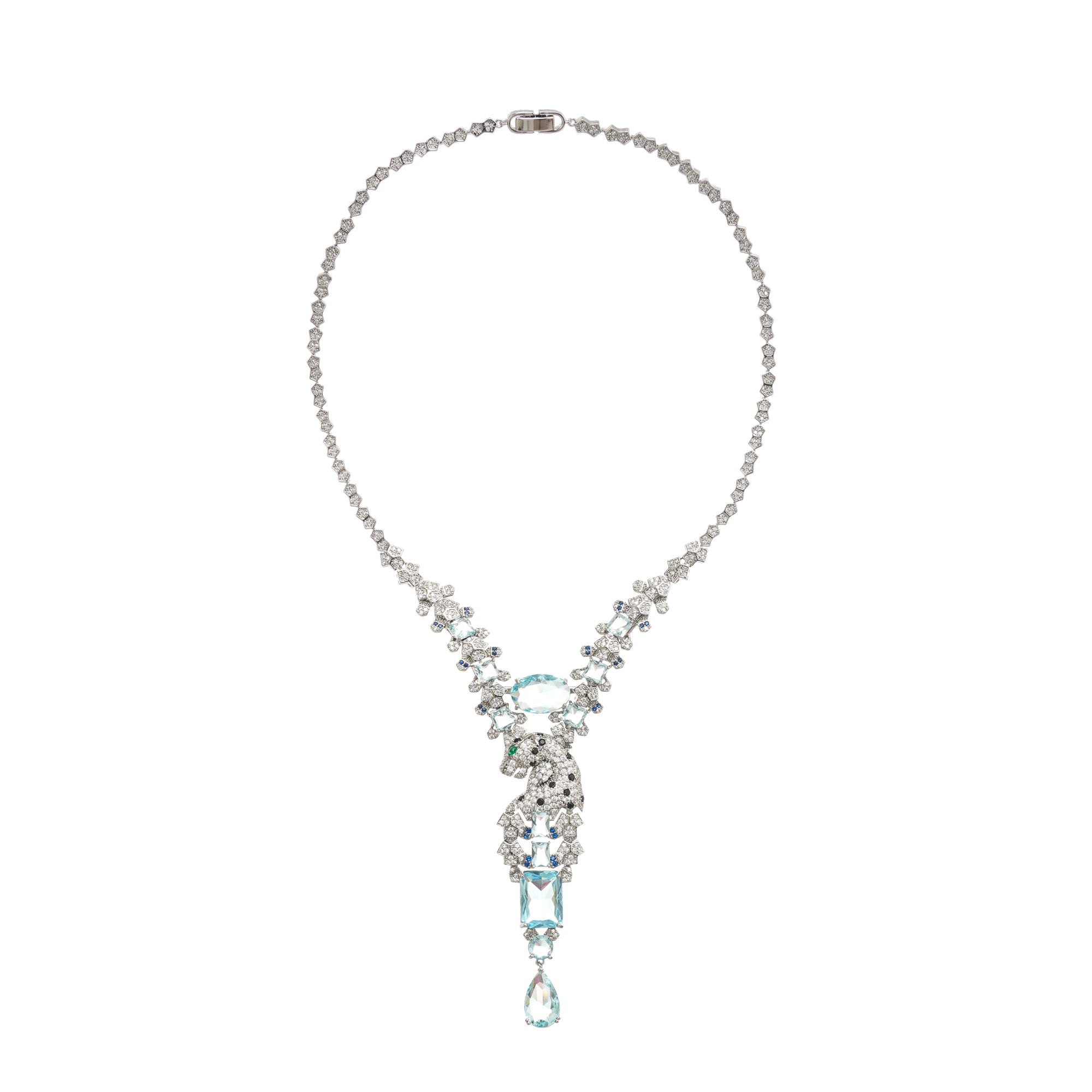 Odile crystal-embellished necklace - Miss Rosier - Women's Online Boutique