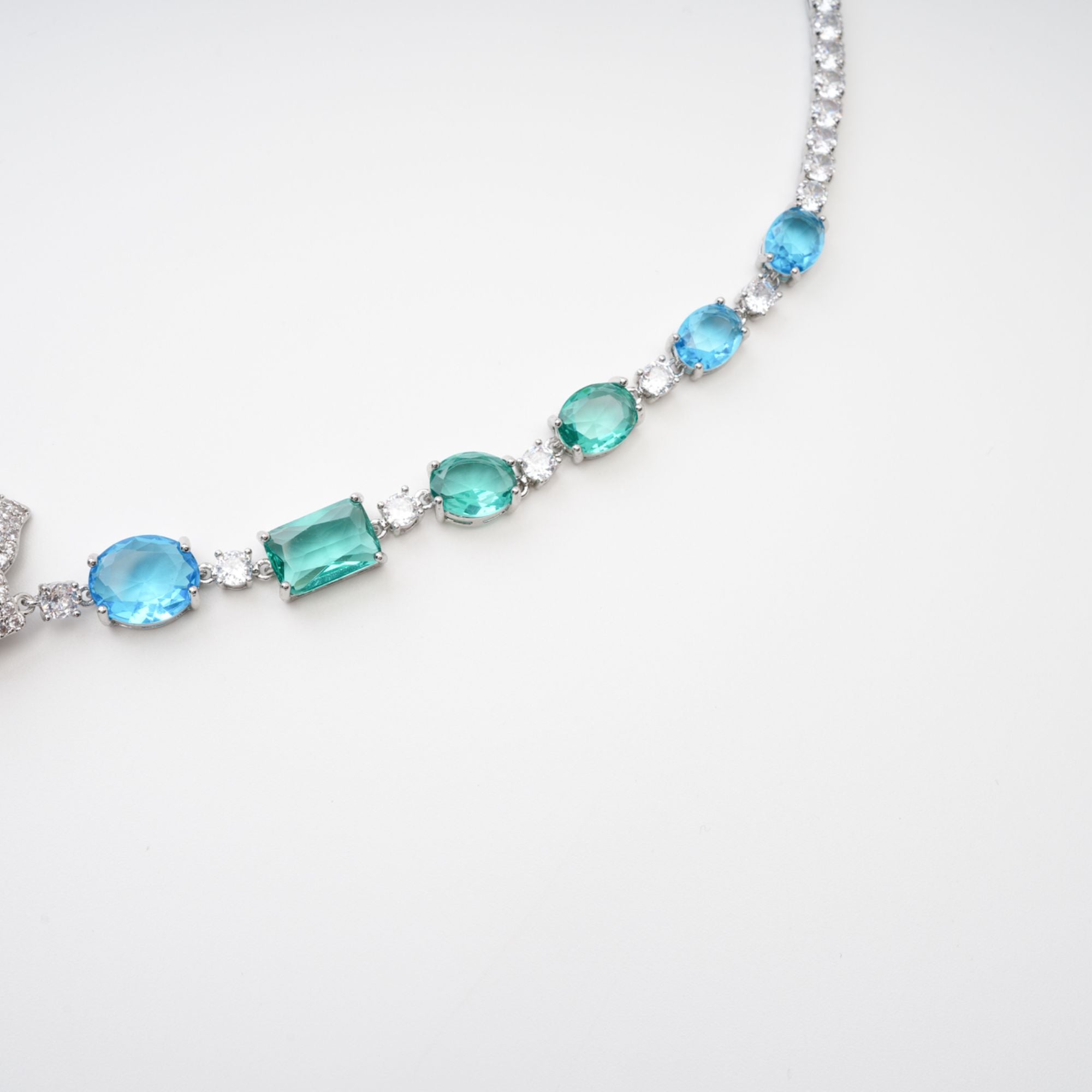 Yvette drop pendant crystal necklace - Miss Rosier - Women's Online Boutique