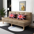 Scandinavian Convertible Sofa Bed 3-Position Adjustable Futon for Small Space Living