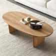3 Size Options, Coffee Table, 2 Color Options with Center Surface Placement, for Living Room Use