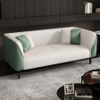 Sofa, Faux Leather Upholstery with 4 Size Options, for Living Room Seating, 9 Color Options