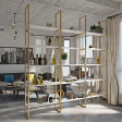 Bookcase, Bookshelf with 5 Size Options, Book and Display Organization, for Display Storage