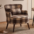 Accent Chair, 27.5"L, 4 Upholstery Material Options, Size and Upholstery Choices for Living Spaces