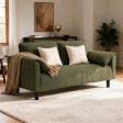 Sofa, 8 Upholstery Material Options with 31"–75" Width Options, for Living Room Seating, High-Resiliency Foam or Latex & Foam Cushion Fill Options