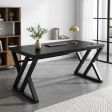 Computer Desk Standard or Heavy Duty Trapezoid Configuration Options, 47" W x 24" D or 39" W x 24" D Desktop Dimensions Options, 3 Finish Options