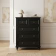 31", Dresser, for Bedroom Storage, 4 Configuration Options with 31"–63" Size Options, 3 Finish Options, Solid Wood Material