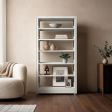 10 Finish Options Bookcase, for Display Storage, Book and Display Organization with Bookshelf