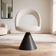 Stool, 3 Color Options with Chenille or Chenille & Faux Leather Material Options, for Accent Seating, Compact Seating Format