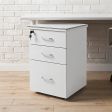 File Cabinet Office File Organization, 4 Finish Options with 3-Drawer or 1-Drawer & 1-Door Configuration Options, for Office File Storage