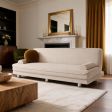 47" Sofa, for Living Room Seating, 3 Upholstery Material Options, 5 Color Options, High-Resilient Foam or Latex Cushion Fill Options