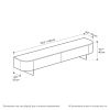 Wall Mounted Solid Wood TV Stand with Cabinet Storage（副本产品）