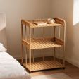 16" Nightstand, 3 Configuration Options with Bedside Storage Format, for Bedroom Storage