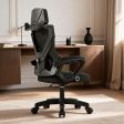 High Back Mesh Gaming Office Chair with Adjustable Arms, Recline or Rocking Recline, Optional Footrest and Headrest