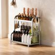 Storage Rack 4 Object Option Options, Open Organization Format with 14 Size Options, for Home Organization