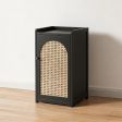 Shoe Cabinet Rattan or Lattice Door Style Options, for Entryway Shoe Storage, 3 Finish Options with 6 Configuration Options