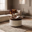 24" Coffee Table, Center Surface Placement with 2 Finish Options, for Living Room Use