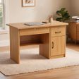 31" Computer Desk, Left Cabinet or Right Cabinet Configuration Options with 6 Finish Options, for Home Office Work