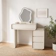 24", Vanity Table, 24"–32" Size Options, 3 Mirror Configuration Options, Vanity with 3-Drawer Chest Configuration, Seating Selection: Without Stool