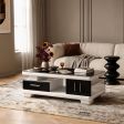 3 Color Options Coffee Table, Center Surface Placement with Cocktail Table, for Living Room Use