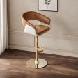 Bar Stool Counter-Height Seating Format, Genuine Leather or Microfiber Leather Seating Material Options, Counter Stool, for Counter Seating