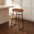 Bar Stool 2 Color Options, Counter-Height Seating Format with 4 Seat Height - Floor To Seat Options, for Counter Seating